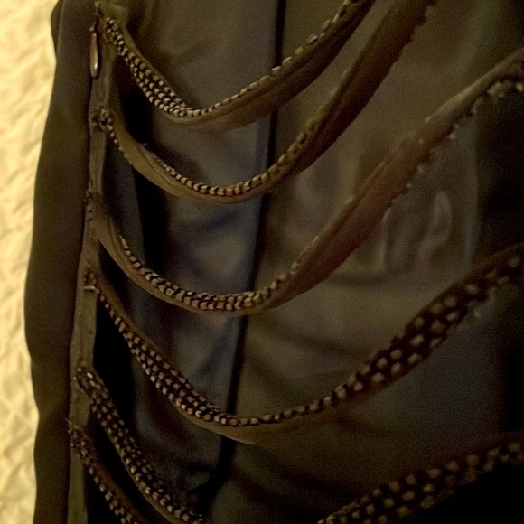 NWT Cache evening gown.  Black.  Backless. Beaded. Size 10.Sexy Bling. - Picture 7 of 16